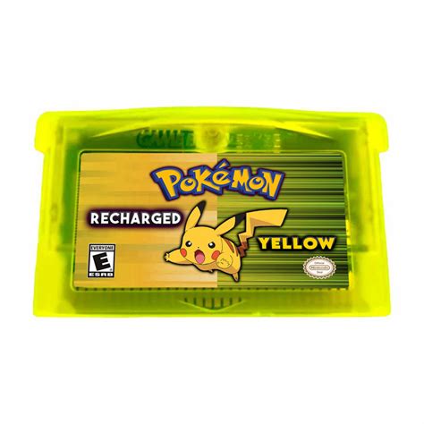 Pokemon Recharged Yellow (Gameboy Advance - GBA) Custom Fan made ...