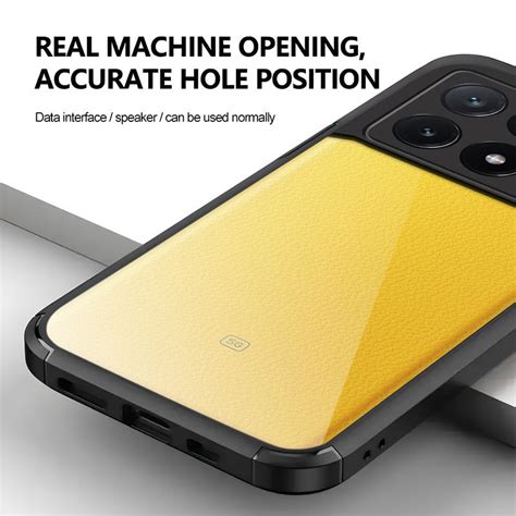 Silicone Border Transparent Back Cover for Poco X6 Pro 5G