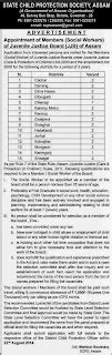 SCPS Assam Recruitment 2017 Chairperson, Members (168 Vacancies)