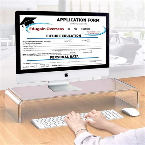 Lirches Clear Monitor Stand Riser - 15.8” Acrylic India | Ubuy