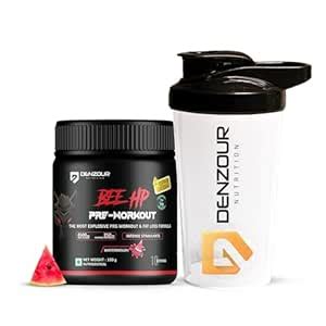 DENZOUR NUTRITION Bee-Hp Pre-Workout,Most Explosive Muscle Pump With ...