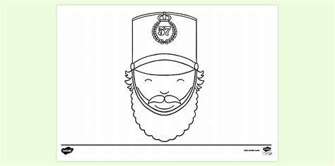 Soldier Mask Colouring Sheet | Colouring Sheets
