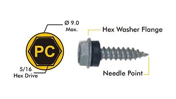 Stitching Screws, Fasteners | Needle Point Screw | Suppliers