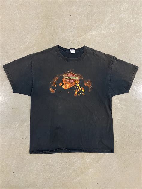 Harley Davidson Orlando Florida Flame Ladies On Motor… - Gem