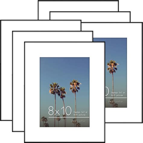 Amazon.com - Americanflat Front Loading 8x10 Picture Frame with Shatter ...