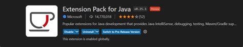 Image result for Visual Studio Code Install Pack Java