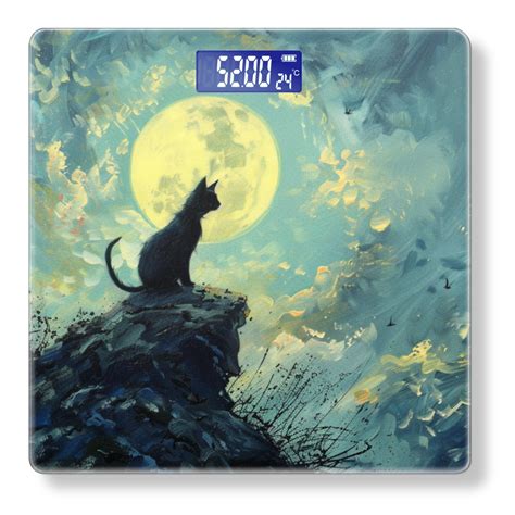 Bathroom Scale, Highly Accurate Digital Body Scale,Precisely Measures ...