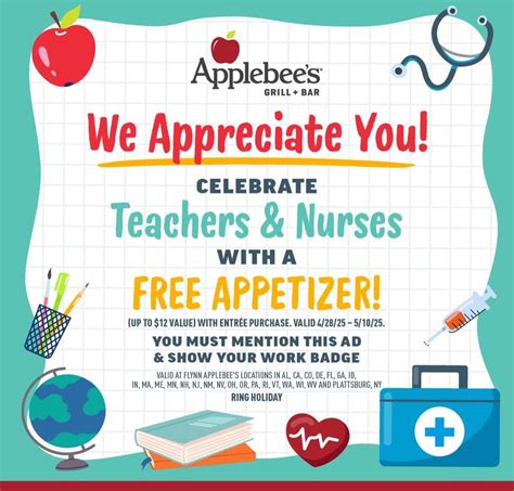 2025 National Teacher Appreciation Week Discounts – For Staff ...