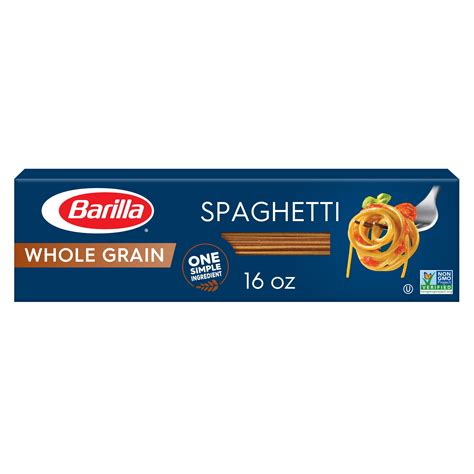 Barilla Whole Grain Spaghetti Pasta, 16 oz - Walmart.com