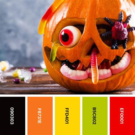 32 Halloween Color Palettes for Spooky Designs | Color Meanings
