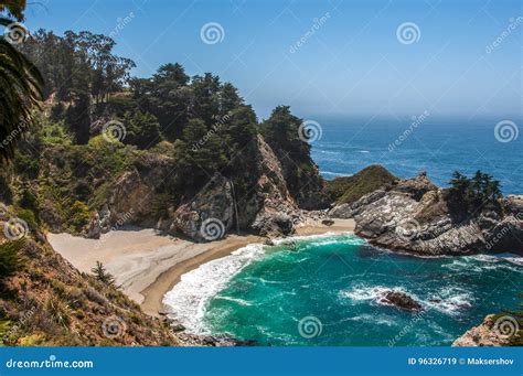 McWay Falls, Big Sur, Monterey County, CA, United States Stock Image ...