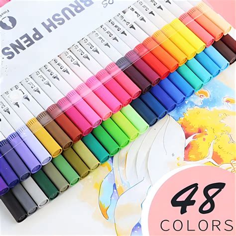Kit Dual Brush Pen 48 Unidades | Importados