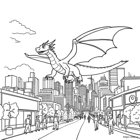 Dragon City Coloring Pages