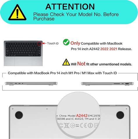 Buy MOSISO Compatible with MacBook Pro 14 inch Case 2021 2022 Release ...