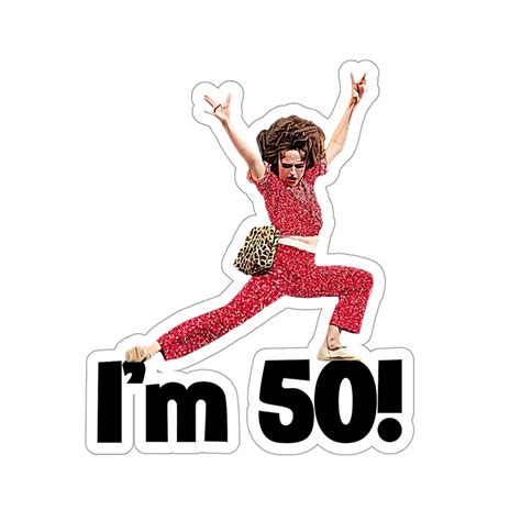 Im 50 Years Old Red Glitter Sparkle SNL Sally O Malley - Etsy