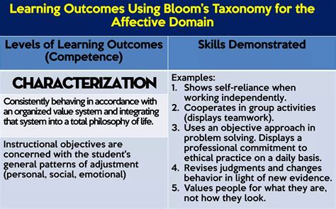 Image result for Affective Objective Examples