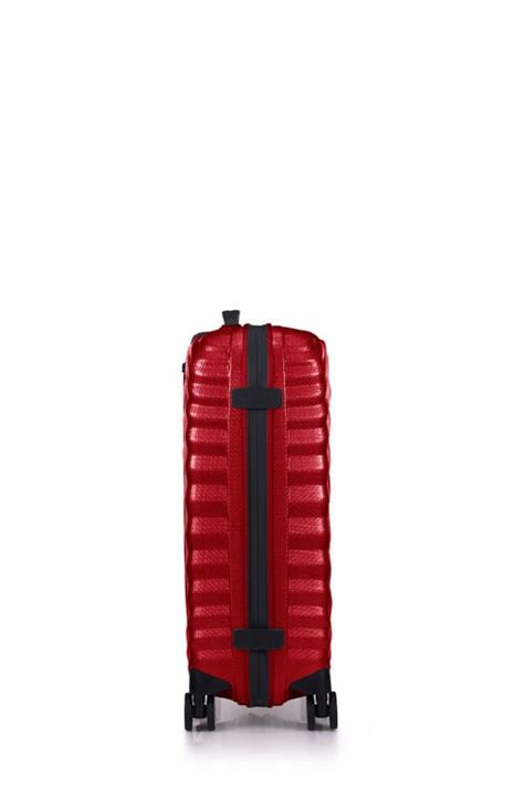 Samsonite Lite Shock Sport Spinner 55 20 Cabin Luggage Unisex Chili Red