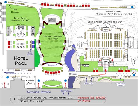 Gaylord Hotel Map