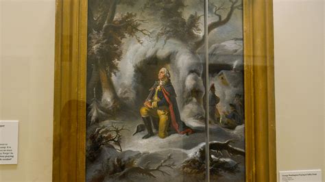 Now on View: New Display on the Story of Washington's Prayer at Valley Forge - Museum of the ... - painting of washington at valley forge