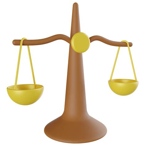 Balance Scale 3D Illustration 11501601 PNG
