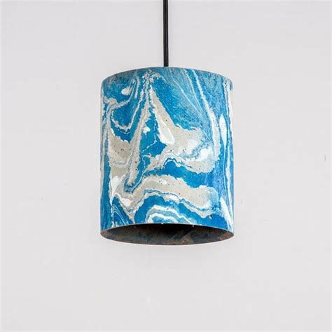 Buy Ceiling Light Fixtures | Azure Dappled Canister Pendant Lamp | Shop ...