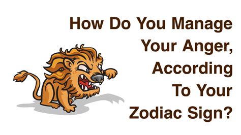 How Do You Manage Your Anger, According To Your Zodiac Sign?