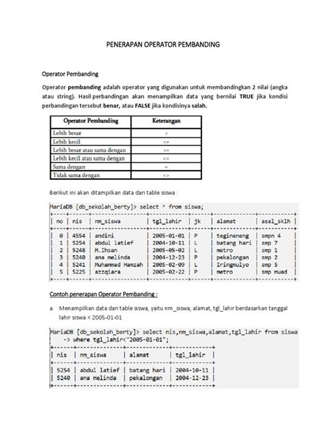 Image result for Operator Perbandingan Program Arduino