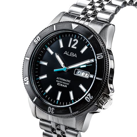 AL4645X1 Black Dial Automatic Watch – ALBA WATCHES INDIA