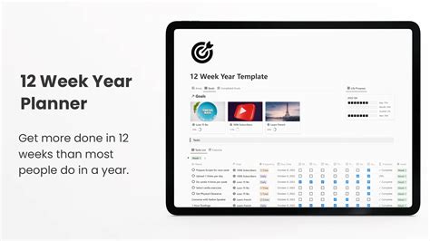 12 Week Year Notion Template | Notionhub