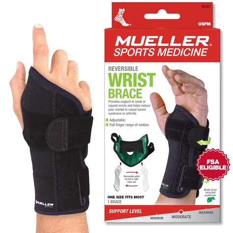 Amazon.com: MUELLER Sports Medicine Reversible Green Wrist Brace for ...