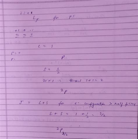 Que on microstates and term and symbol