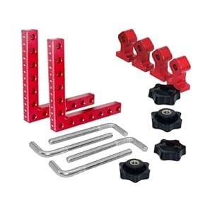 ARTISOUL 2 Pieces 90 Degree Positioning Square Clamp Kit for Shelving ...