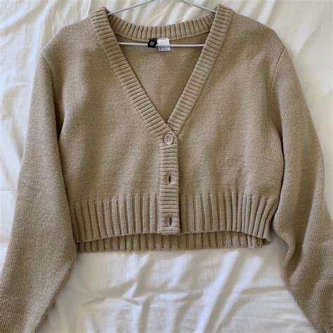 Light brown cardigan from H&M - Depop