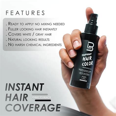 LEVEL 3 Beard Temporary Hair Color (Black)