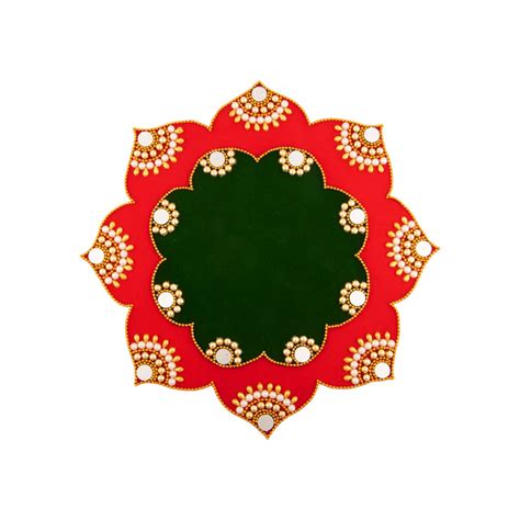 Giri - Diya Base Rangoli | Kolam Stickers | Rangoli For Floor