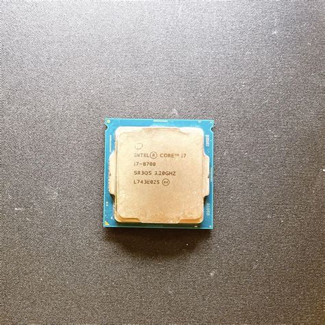 CPU Intel Core i7 8700