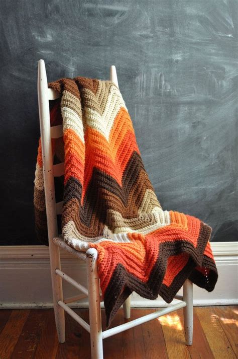 crochet 70s blanket