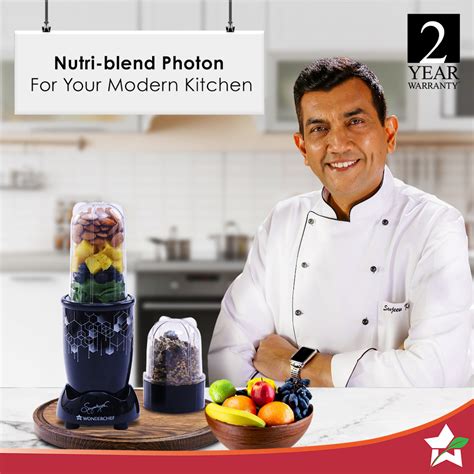 Nutri Blend Photon with Sipper Lid, Mixer, Grinder, Blender & Smoothie ...