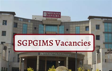 SGPGIMS Vacancies: Walk In Interview For Junior Resident Post, Check ...