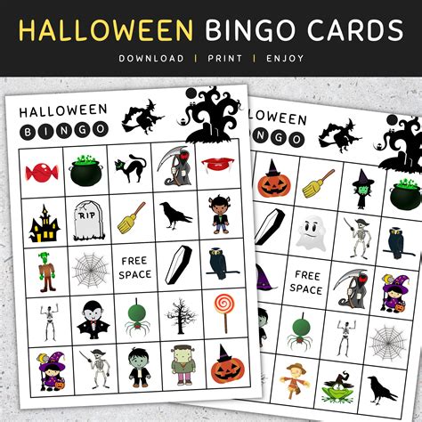 Halloween Bingo Cards For Kindergarten at Emma Gillies blog