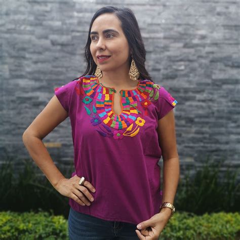 Traditional Mexican Shirt for Women Mexican Huipil Chiapas - Etsy