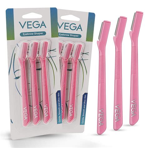 VEGA Eyebrow Shaper Set, Pink (Pack of 2) : Amazon.in: Health ...