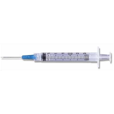 BD - BD Syringe/ Needle Combination, 3mL, Luer-Lok™ Tip #309---