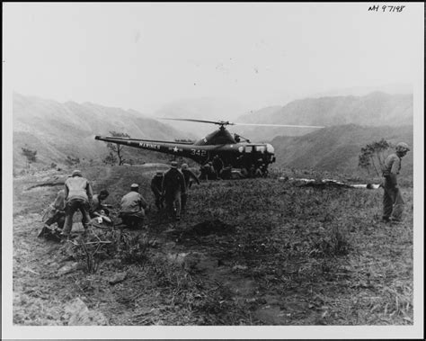 NH 97198 Korean War Helicopter Medical Evacuation, 1951