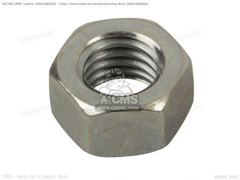 Moer HEX. 8MM voor Honda - bestel bij CMSNL
