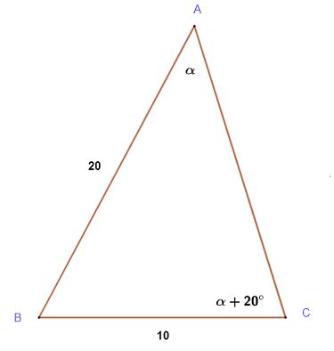 Trigonometry Problem with Two Triangles 的图像结果