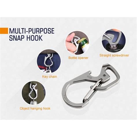 Fenix ALB-20 Multi-Purpose Titanium Snap Hook - Lightorati, India