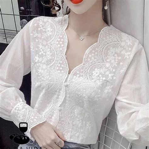 Pin on matem | Women lace blouse, Casual, Blouses for women