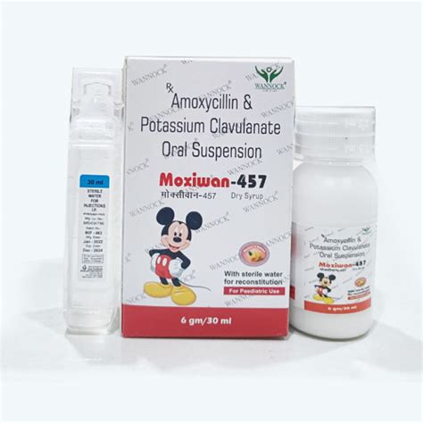 MOXIWAN-457 Dry Syrup Wannock pharmaceuticals