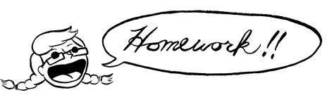 No Homework Cartoon 的图像结果